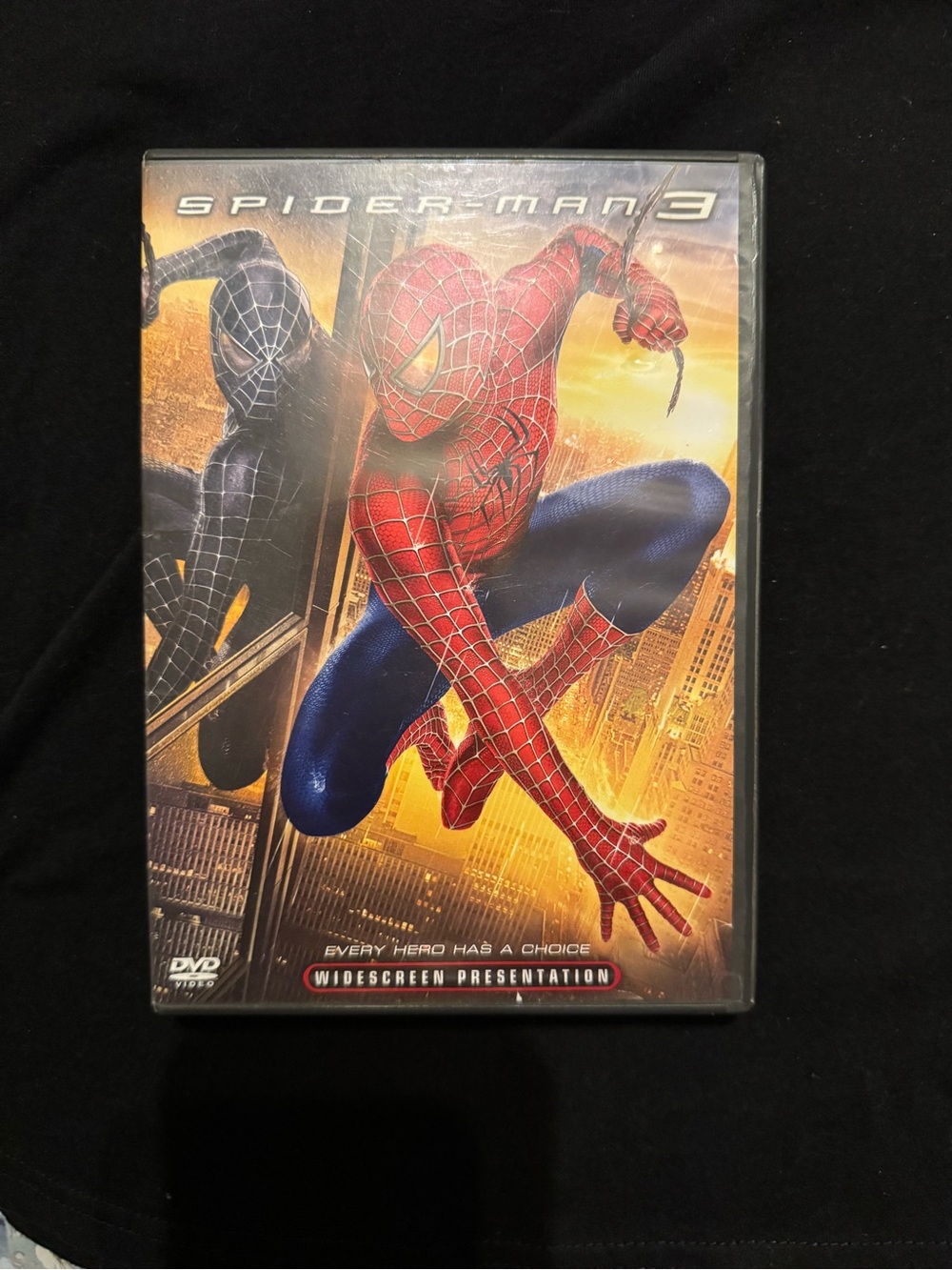 Spider-Man 3 DVD - Red & Blue Cover Art